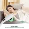 MEGAWISE Handheld Back Massager | Deep Tissue Percussion Relief for Back, Neck, Shoulders, Waist Legs, Full Body for Improved Blood Circulation and Fatigue Relief (Pearl White 6Ft Corded) - Image 2