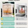 GROWNSY Baby Food Maker with Steam Basket, One Step Baby Food Processor Steamer Puree Blender Grinder Mills Machine, Auto Cooking Grinding and Sterili-zing for Healthy Homemade Baby Food, BPA-Free - Image 5