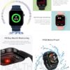BLAYKE Smart Watch for Men/Women with Answer/Make Calls 1.85" Full Touch Screen, Multi-Sport Mode, All-Day Health Monitoring, SpO2, Sleep & Wellness Tracking, IP68 Waterproof,Notifications - Image 6