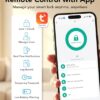 Devo G1 Video Smart Lock with Camera&Doorbell,6-in-1 Keyless Entry Door Lock with App Remote,Fingerprint ID,Auto Locks,Built-in Wi-Fi Smart Deadbolt for Front Door,Easy Install,Waterproof,BHMA Grade 3 - Image 6
