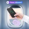 Small Portable Charger 5000mAh,iWatch Wireless Charger Power Bank with Built-in Cable,Travel Keychain Charger for Apple Watch 9/Ultra2/8/Ultra/7/6/Se/5/4/3, iPhone 15/14/13/12/11,Android Phone(Purple) - Image 7