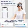 Sleep Mask with Bluetooth Headphones, Boodlab Bluetooth Eye Mask for Sleeping, Washable Sleeping Headphones, Cool Tech Gadgets Unique Gift for Valentine's Father's Mother's Day Birthday Christmas - Image 4