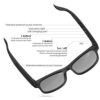 Smart Glasses Bluetooth Sunglasses for Men Wireless Bluetooth Headset IPX4 Waterproof Compatible with Smart Phones Easy to Make Phone Calls and Listen to Music Polarized Lenses - Image 5