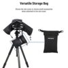NEEWER Camera Rain Cover, Small Size Durable Nylon Raincoat Compatible with Canon Sony Nikon DSLR Mirrorless Vlog Camera & Lenses Within 200mm, with Sleeves, Drawstrings, Viewing Window, PB003 - Image 6