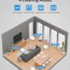 Robot Vacuum and Mop Combo, 2 in 1 Mopping Robot Vacuum Cleaner with Schedule, Wi-Fi/Voice/App, Strong Suction, Ease of Use, Self-Charging Robotic Vacuum, Slim, Ideal for Hard Floor, Pet Hair, Carpet - Image 4
