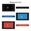 MoesGo Programmable WiFi Smart Thermostat for Home, No C-Wire Required by C-Wire Adapter, with Zone Remote Sensor, Remote Control Tuya/Smart Life, Compatible with Alexa and Google Assistant, 24VAC - Image 4
