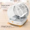 MeoWant Self-Cleaning Cat Litter Box, Advanced Safety System Automatic Cat Litter Box Perfect for Multi Cats, Extra Large/Odor Control/APP Control Smart Cat Litter Box with Mat & Liner, Yellow - Image 4
