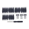 sea jump 24PCS Propeller for HS175D X650 X500pro Z6pro F11MINI F7MINI Aerial Photography Folding Quadcopter Accessories Remote Control Drone Blade Spare Parts