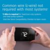 Sensi Lite Smart Thermostat, Data Privacy, Programmable, Wi-Fi, Easy DIY, Works With Alexa, Energy Star Certified, ST25, Most Systems C-Wire Not Required, Except On Heat/Cool Only and Heat Pump System - Image 4