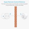 LoraTap Mini Remote Control Outlet Plug Adapter with Remote, 656ft Range Wireless Light Switch for Household Appliances, No Hub Required, 10A/1100W, White, 2 Years Warranty - Image 6