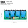 MECCANIXITY 1 Pcs DC 5V 4 Channel Relay Module Switch Boards Shield 30A High or Low Level Trigger for Electronics Industrial Home Automation - Image 2
