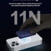 DEKSMO Wireless Power Bank 10000mAh Fast Charging,Slim Magnetic Portable Charger USB C PD 22.5W,Small LED Display Battery Pack for Mag-Safe/ iPhone16/15/14/13/12 /11 (Blue) - Image 4