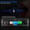 Pyle Bluetooth Marine Receiver Stereo & Speaker Kit 300W Single DIN Boat Marine Head Unit l LCD, Mic, Hands-Free Calling, AUX, MP3/USB/SD, AM/FM Radio, Remote - PLMRK47BK (Black) - Image 8