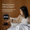 Loftie Smart Alarm Clocks for Bedrooms - Sound Machine Alarm Clock with Light, Bluetooth Speaker, White Noise, Nature Sound, Nightlight, Blackout Mode - Battery-Powered Smart Clock (Black Top) - Image 7