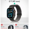 ESR for Apple Watch Ultra 2/1 Case with Screen Protector 49mm (2024/2023/2022), Military Grade Protection, Aluminum Alloy Case with 2 Pack Armorite Glass Protector Set, Stay Original, Black - Image 2