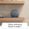 Amazon Echo (newest model), Alexa speaker with premium sound, Ideal for large bedrooms, living rooms and kitchens, Twilight Blue - Image 5