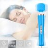 CHARMING 10 Speeds Wired Powerful Handheld Electric Back Massager with Strong Vibration, Personal Therapy Magic Massager for Sports Recovery, Muscle Aches, Body Pain-Blue - Image 6