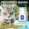 Cat Tailer Cat Tracker - Small and Lightweight Waterproof Bluetooth Pet Collar Attachment, 328 Foot Range, Replaceable 6 Month Battery Life, Android/Apple iOS Compatible - Image 3