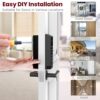 DEVO G1 Video Smart Lock with Camera & Doorbell, 6-in-1 Keyless Entry Door Lock with Fingerprint, App Remote, Auto Locks, Built-in Wi-Fi Smart Deadbolt for Front Door, IP65 Waterproof, Easy Install - Image 9