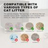 Sousia Self-Cleaning Cat Litter Box - 56L Extra Large Robot Automatic Cat Litter Box for Multi Cats with Safety Protection/Anti-Pinch/APP Control Black - Image 6