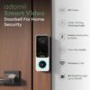 adomii Wireless Video Doorbell Camera - Clear 3MP Video WiFi - 6 Months Rechargeable Battery - AI Powered Detection, 2 Way Talk, IP65 Weather-Proof Security Doorbell - Easy to Set Smart Doorbell - Image 2