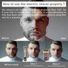 Ufree Electric Razor for Men Foil Shavers for Men, Beard Trimmer for Men Grooming Shaving Kit, Hair Trimmer, Cordless Head Shavers for Bald Men Barber Clippers, Birthday Gifts for Him - Image 9