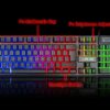 Keyboard and Mouse Gaming LED Wired Combo with Emitting Character Keyboard 4800DPI 2 Side Button USB Mouse Rainbow Backlit Mechanical Feeling Compatible with PC Raspberry Pi Mac Xbox one ps4 - Image 3