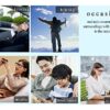 OOAVR Bluetooth Glasses,New Wireless Bluetooth Glasses,Smart Audio Glasses,Men's/Women's Indoor and Outdoor Entertainment Smart Glasses,Including 2 Magnetic Charging Wires(Silver,Clear) - Image 6
