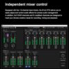 TOPPING E1X2 OTG USB Audio Interface | XLR Mic Preamp, 48V Phantom Power, 24bit/192kHz, 8 DAW/6 Loopback Channels, PC & Mobile Recording, Dual Livestream, Zero-Latency Mixer, High-Res Playback(White) - Image 7