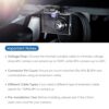 YQMAJIM 2.5mm Dash Cam Rear Camera Extension Cable, (25Ft Thicker) Backup Camera Extension Cord,Reverse Camera Adapter Extension Wire.Mirror Cam Rear View Camera Extension Cable Fits 4Pin&5Pin Dashcam - Image 7