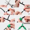 Walsilk Automatic Drip Irrigation Kits for Garden, 30M Adjustable Micro DIY Irrigation Kit Plant Water Saving System Heavy Duty Tube Watering System Kit for Patio Lawn Garden Greenhouse Flower Bed - Image 5
