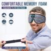 Sleep Mask with Bluetooth Headphones, Boodlab Bluetooth Eye Mask for Sleeping, Washable Sleeping Headphones, Cool Tech Gadgets Unique Gift for Valentine's Father's Mother's Day Birthday Christmas - Image 3
