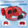 DEVASO Upgraded VR Headset for Nintendo Switch & Switch OLED, Switch Virtual Reality Glasses with Adjustable HD Lenses and Comfortable Head Strap, Labo VR Kit 3D Goggles for Switch Accessories - Image 5
