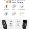 GLANICS XLR Microphone Cable Braided Balanced Shielded Short XLR Cables 2ft feet 2 Pack Male to Female 3 Pin for Microphones Recording, Live Stage, Audio Mixer, Amplifier，Speaker,Camcorder - Image 6