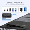 Enginstar 22W Portable Solar Panel for Power Station Solar Charger for Solar Generator Foldable Solar Panel for Camping RV Trip, QC3.0 USB Ports & DC Output, Compatible with iPhone Ipad, Laptop etc - Image 3