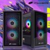 STGAubron Gaming PC Computer Desktop, RX 550 4GB, Intel i7 Xeon E5, 16GB RAM, 512GB SSD, WiFi, BT 5.0, W10H64, RGB Fanx3, RGB Mouse Pad, Gaming Computer Tower for Gamer,Streaming - Image 6
