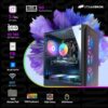STGAubron Gaming Desktop PC, Radeon RX 580 8G GDDR5, Intel Core i7 up to 3.9G, 16G RAM, 1T SSD, 600M WiFi, BT 5.0, RGB Fan x6, Windows 10 Home - Image 4