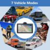 GPS Navigation 9 inch High-Definition Touch Screen 256+16G，for Car Trucks RV，2025 Map (Free Lifetime Updates), Support Voice Turn Direction Guidance/Speed and Red Light Warning/Custom Truck Routing - Image 4