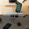 Miady 4-in-1 Magnetic Wireless Portable Charger 10000mAh, 22.5W Fast Charging Power Bank, Wireless Charging Station for iPhone 15/14/13/12 Series, Apple Watches, AirPods & Android Smartphones - Image 4