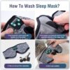 Sleep Mask with Bluetooth Headphones, Boodlab Bluetooth Eye Mask for Sleeping, Washable Sleeping Headphones, Cool Tech Gadgets Unique Gift for Valentine's Father's Mother's Day Birthday Christmas - Image 6