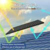 JJN Bifacial 200 Watt Solar Panel, 16BB N-Type 200W 12V 25% High Efficiency 200W Solar Panels, Monocrystalline Solar Module for RV Home Farm Trailer Camper Marine Off-Grid Solar System - Image 3