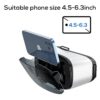VR Headset for Phone, Compatible with iPhone Samsung and Android 3D Virtual Reality for Kids and Adults VR Goggles for Smartphone /4.5-6.3in Eyes Protected Anti-Blue HD Lenses - Image 2