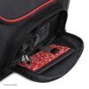 USA Gear 11.5 Inch Tablet Shoulder Bag Compatible with Samsung Galaxy Tab S6 Lite, Galaxy A9, Wireless Keyboards, Pens, and More Tablet Accessories - Shoulder Strap, Water Resistant Exterior (Red) - Image 4