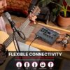 Pyle Professional USB Audio Interface with MIC/LINE, Guitar, AUX Stereo and RCA Inputs, Phone/Stereo/Monitor Outputs, Ideal for Computer Playing & Recording, Preset 24 Digital Effects - PMUX9 - Image 5