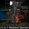 RoverTac Multi Tool Camping Axe Hatchet 11-in-1 Multitool Camping Gear Survival Tool with Axe Knife Hammer Saw Bottle Can Opener Screwdrivers Nylon Sheath Gifts for Men Perfect Camping Hiking Survival - Image 2