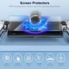 Klipdasse Accessories Kit Compatible with PlayStation Portal, EVA Carrying Case for PS5 Portal, 2 Pack HD Tempered Screen Protector and Hard Full Clear Cover Crystal Case for Ps Portal Accessories - Image 5