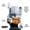 Vitamix 12-Cup Food Processor Attachment with SELF-DETECT™, Compatible with Ascent and Venturist Series, Black - Image 2