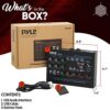 Pyle Professional USB Audio Interface with MIC/LINE, Guitar, AUX Stereo and RCA Inputs, Phone/Stereo/Monitor Outputs, Ideal for Computer Playing & Recording, Preset 24 Digital Effects - PMUX9 - Image 7