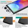 ivoler 4-Pack Tempered Glass Screen Protector Designed for Nintendo Switch OLED Model 2021&2023 with [Alignment Frame] Transparent HD Clear[Updated Version] Screen Protector for Switch OLED 7'' - Image 3