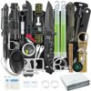 Survival Kits 38 in 1, Gifts for Men Dad Husband Him Fathers Day, Survival Gear and Equipment, Camping Accessories/Cool Gadget/Fishing Hunting Camping Essentials for Teen Men Women Adventure Lovers